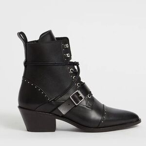 All Saints Studded Katy Boot Black 38